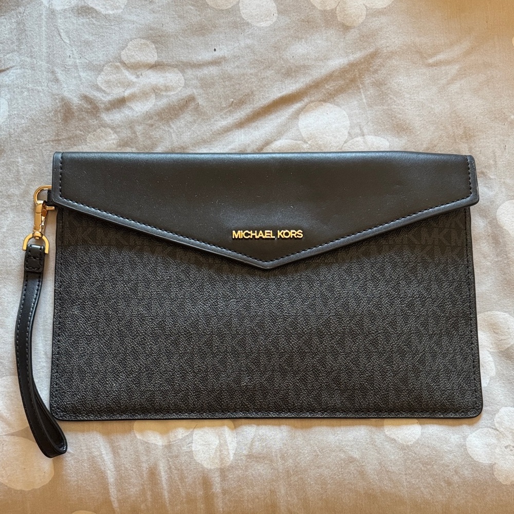 Michael Kors Monogram Clutch